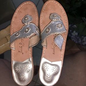 Silver and Gold Sparkle Jack Rodgers